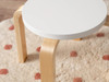 Hudson Kids Stool - Set of 2 - White/Natural