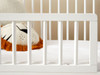 Aspen Cot Toddler Bed Half Frame - White