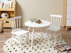 Annie Kids Round Table - White