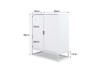 Inca Two Door Cabinet - White