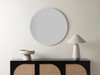 Kalili Frameless Round Mirror