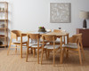 Leon Dining Chair - Set of Two - Natural