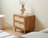 Canyon Two Drawer Bedside Table