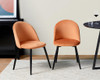 Londyn Dining Chairs - Set of 2 - Rust