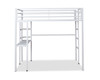 Lacie Metal Loft Bed with Desk