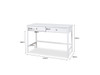 Maisie Scalloped Desk - White