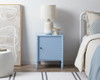 Betti Bobbin Bedside Table - Ice Blue