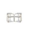 Celine Dining Chair - Set of 2 - Cream Boucle