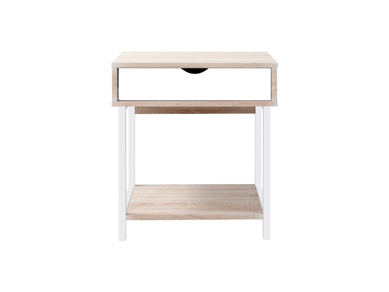 Vigo Bedside Table White Affordable Bedroom Furniture
