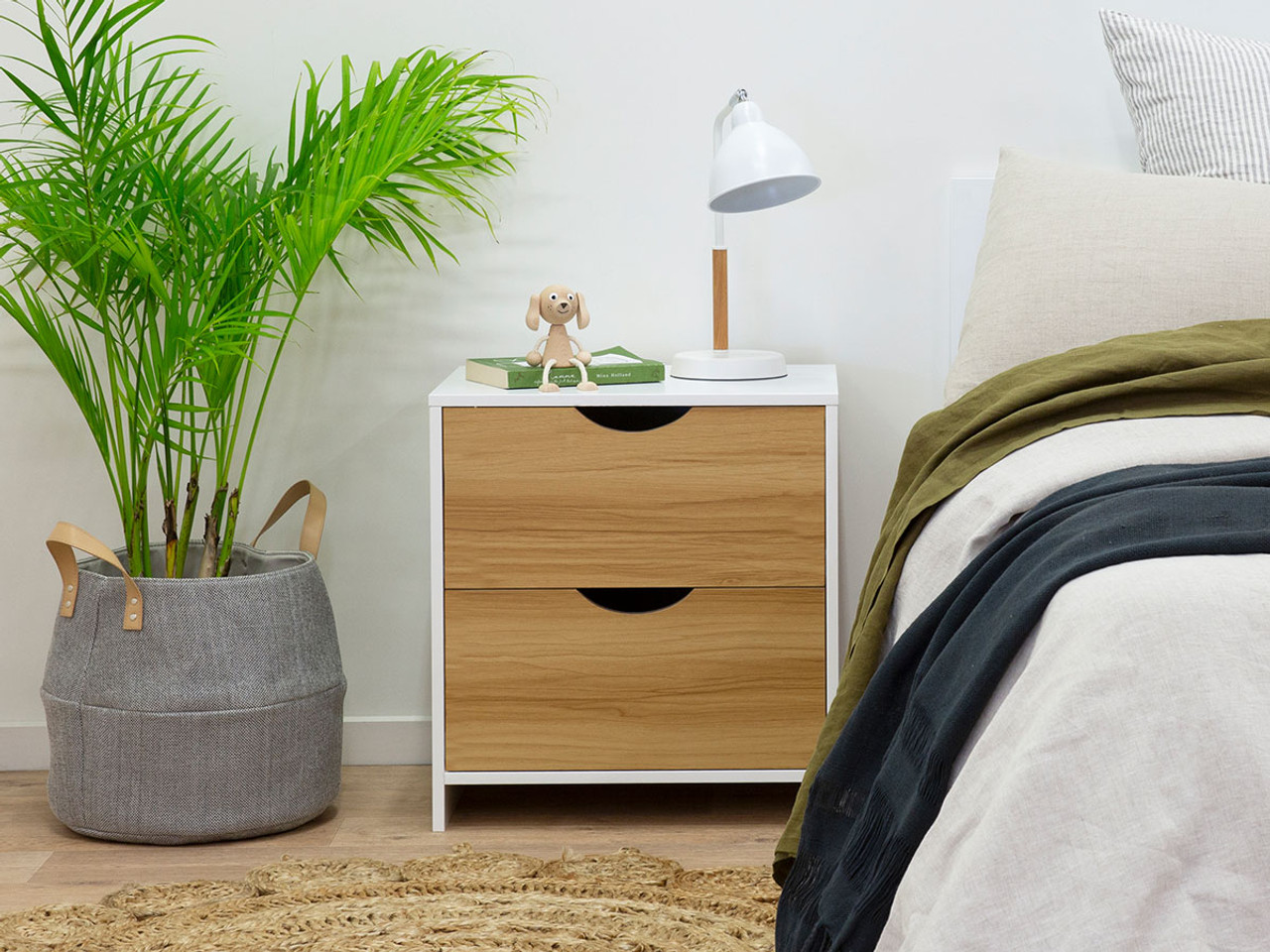 Mocka Brooklyn Bedside Table Bedroom Furniture