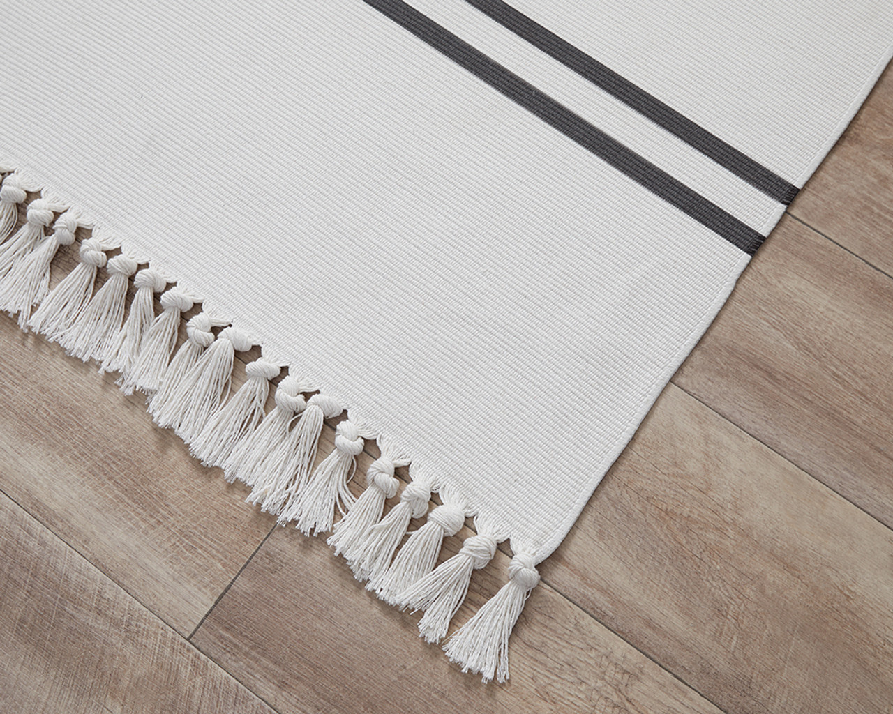 Greta Floor Rug - Natural/Grey - Large