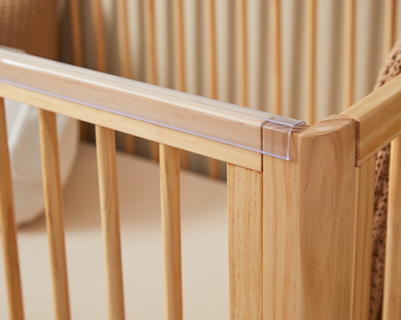 Baby cot teething rail protectors clearance