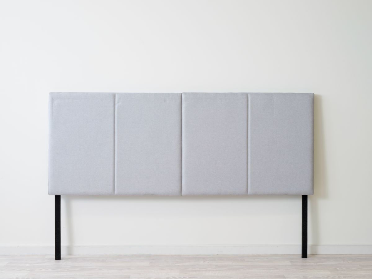 Regent Super King Bedhead Light Grey Bedroom Furniture