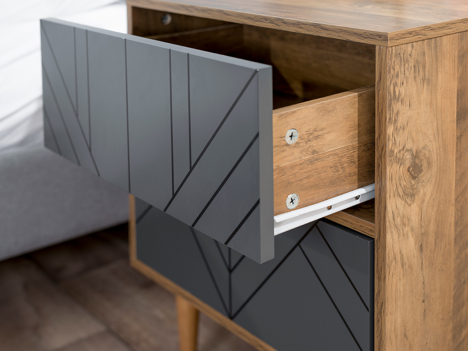 Zara Bedside Table By Mocka Shop Bedroom Furniture