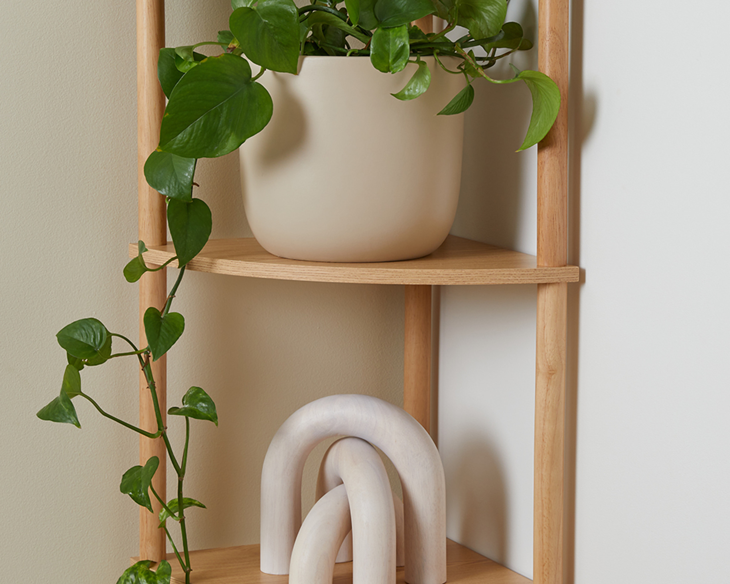 Eden Corner Shelf Storage Mocka NZ