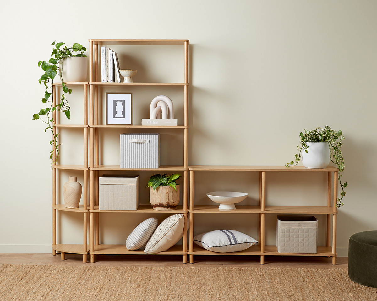Eden Corner Shelf Storage Mocka NZ