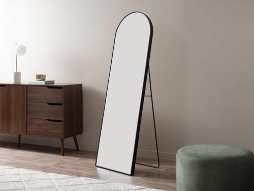 Jackson Metal Arch Full Length Freestanding Mirror - Black