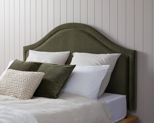 Serpentine Queen Bedhead - Olive Green