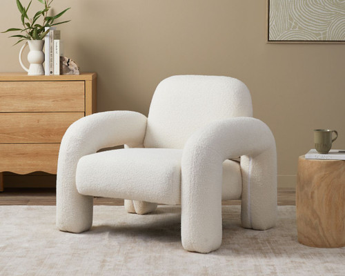 Felix Teddy Occasional Chair - Cream