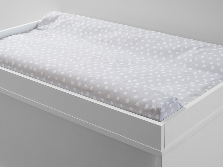 Mocka Change Mat Cover - Grey Spot