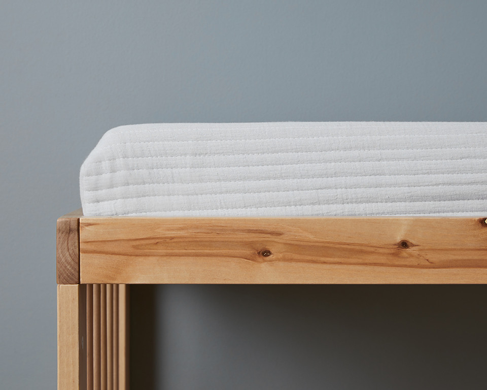 Mocka Cotton Change Mat Cover Blue Baby Mocka NZ