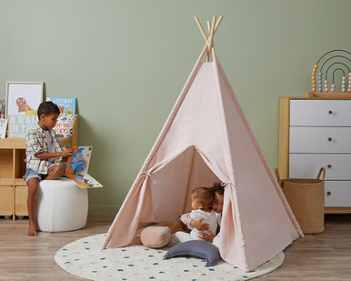 Henley Teepee - Blush Pink