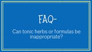 FAQ- Tonic Herbs