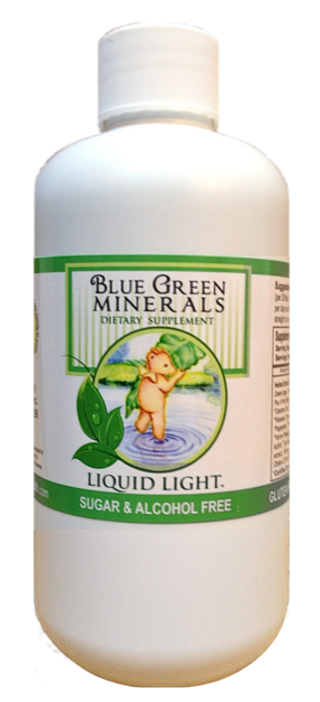 Bottle of TriLight Health herbal multivitamin 