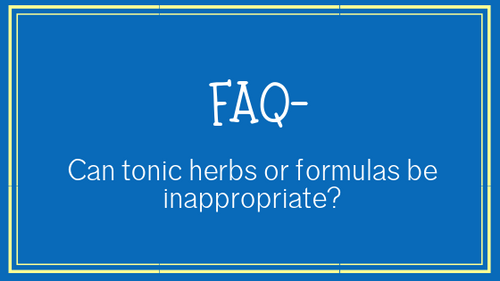 FAQ- Tonic Herbs