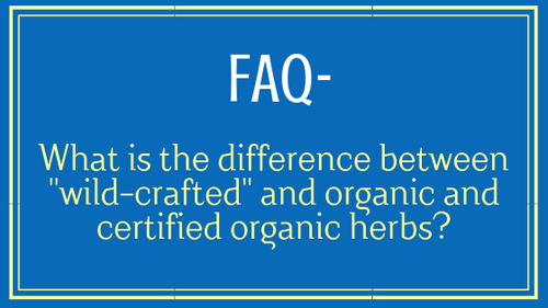 FAQ- Wildcrafted vs Organic Herbs: Which Is Better?