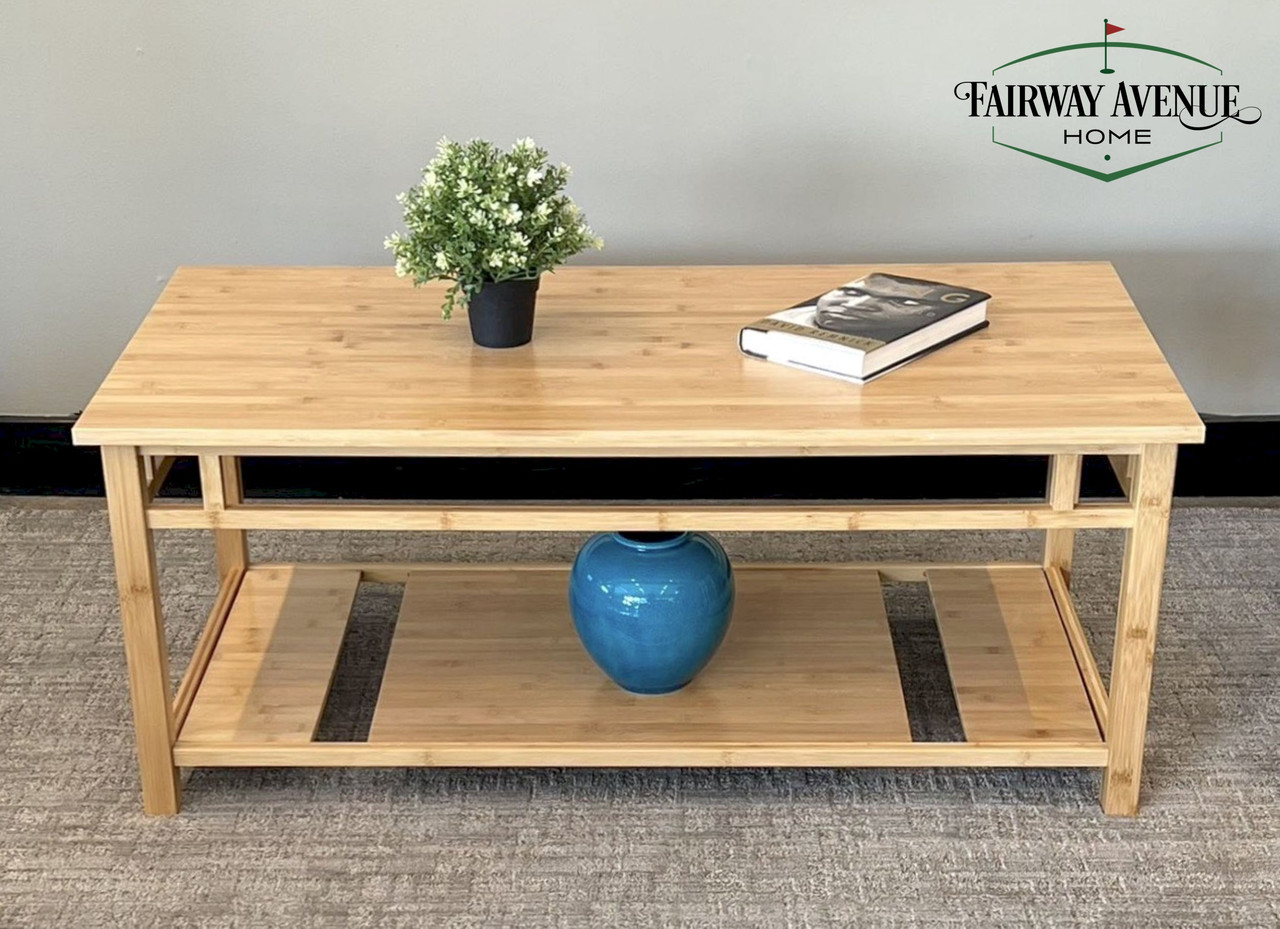 Fairway Avenue Home Bamboo Zen Coffee Table - Thumbnail 3