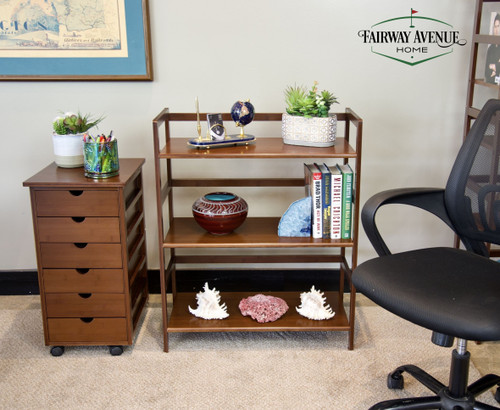 3-Tier Stackable Bamboo Bookshelf | Caramel