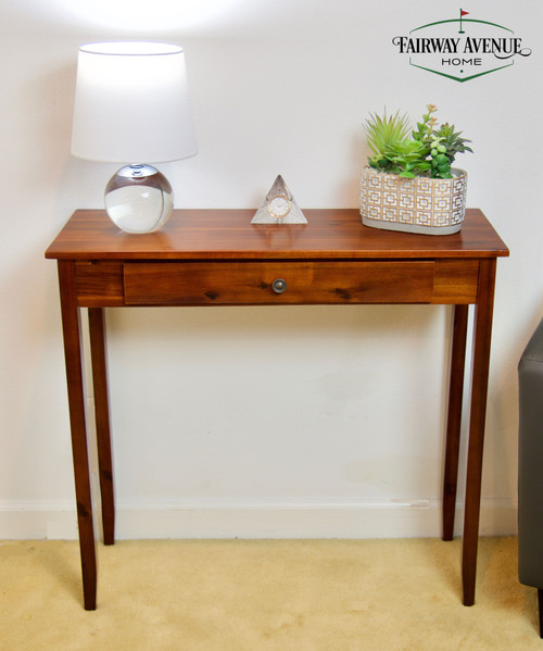 Acacia Console Table with Drawer | Mahogany | VTTFT0002DM