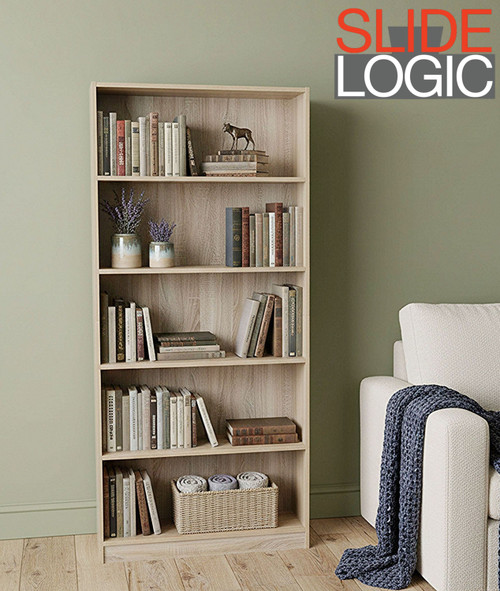 6 Tier 72"x 32" Bookcase  | Sonoma Oak | MCBOFK039SO