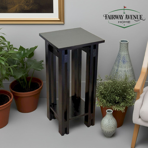 Acacia Architectural Plant Stand | Black