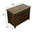 Bamboo Storage Chest Bench | Brushed Brown
