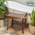 Spa Style Bamboo Bench | Caramel | CAEFA0072BN