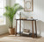 2-Tier Bamboo Frame Console Table | Black