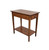 Bamboo Recliner Table with Drawer | Mahogany