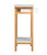 2-Tier Bamboo Plant Stand with Drawer | White