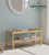 2-Tier Stackable Bamboo Shoe Rack | Natural | CFXFA0067NL
