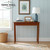 Acacia Console Table with Drawer | Mahogany