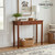 Acacia Console Table with Drawer | Mahogany