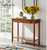Acacia Console Table with Shelf | Mahogany