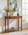 Acacia Console Table with Shelf | Mahogany | VTTFA0071DM