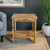 Acacia End Table with Drawer | Natural