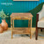 Acacia End Table with Drawer | Natural