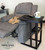 Acacia C-Table with Tray | Black | VTTFA0102BK