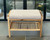 Acacia Padded Bench | Natural Acacia Padded Bench | Natural
