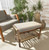 Acacia Padded Bench | Natural Acacia Padded Bench | Natural